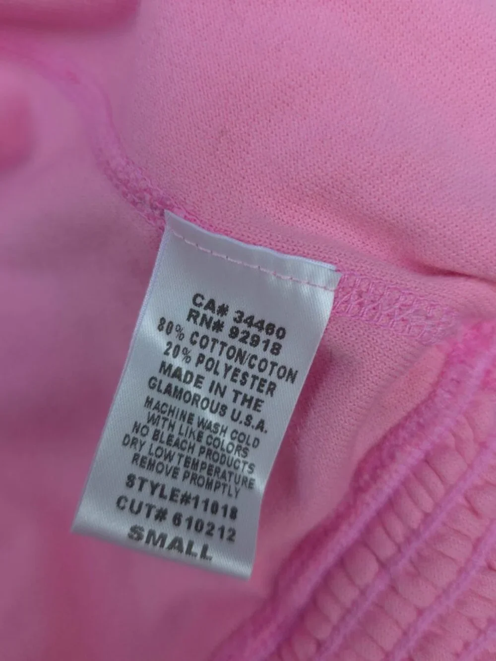 VTG Juicy Couture Pink Terry Cloth Tracksuit Set USA Small Y2K